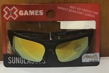 X GAMES ARKAID BOYS SUNGLASSES WITH GOLD LENSES 100 UV PROTECTION SHADES