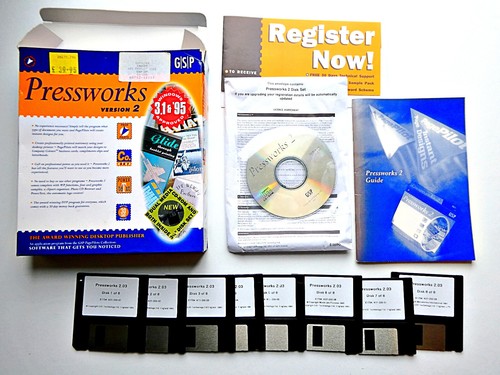 VINTAGE G|S|P PRESSWORKS Version 2.03 – DESKTOP PUBLISHER – FREE UK P&P!! - Afbeelding 3 van 6