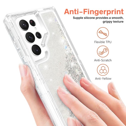 Defender Liquid Glitter Case For Samsung Galaxy S23 Ultra S22Plus S21 S20 Note20 - Picture 18 of 55