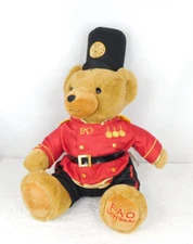 NEW F.A.O. Schwarz Plush Bear Solder From Macys 18" x 11" x 10"