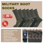 6- 12 Pairs Mens Army Military Socks Thermal Hiking Boots Combat warm UK  6-11