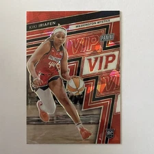 Kiki Iriafen 2025 Panini National Gold Pack VIP Red Cracked Ice RC /99 RC4 Prizm