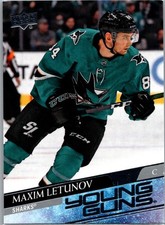 2020-21 Upper Deck - Young Guns Maxim Letunov  #487 (RC)