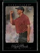 2001 Upper Deck Golf Tiger Woods e-Volve Auto Rookie Card 11