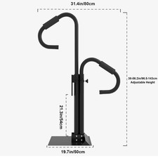 Hot Tub Handrail Pool Spa Side Handrail 38''-58" Grab Rail for Hot Tub Accessory