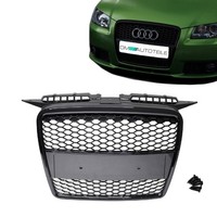 KüHlergrill Wabengrill Schwarz Glanz Passend FüR Audi A3 8P 8PA 05-08 + ZubehöR
