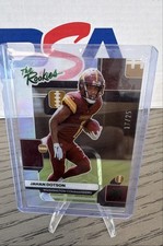 2022 Panini Clearly Donruss - Clearly the Rookies Jahan Dotson #TR-8 Green...