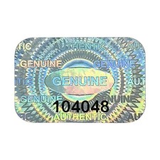 500 Pcs Tamper Proof Hologram Stickers Void Warranty Seal Serial Numbered