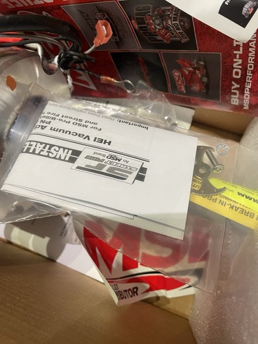 MSD New Pro-Billet Distributor Chevy HEI 8365 High Energy In Original Box - Picture 13 of 14