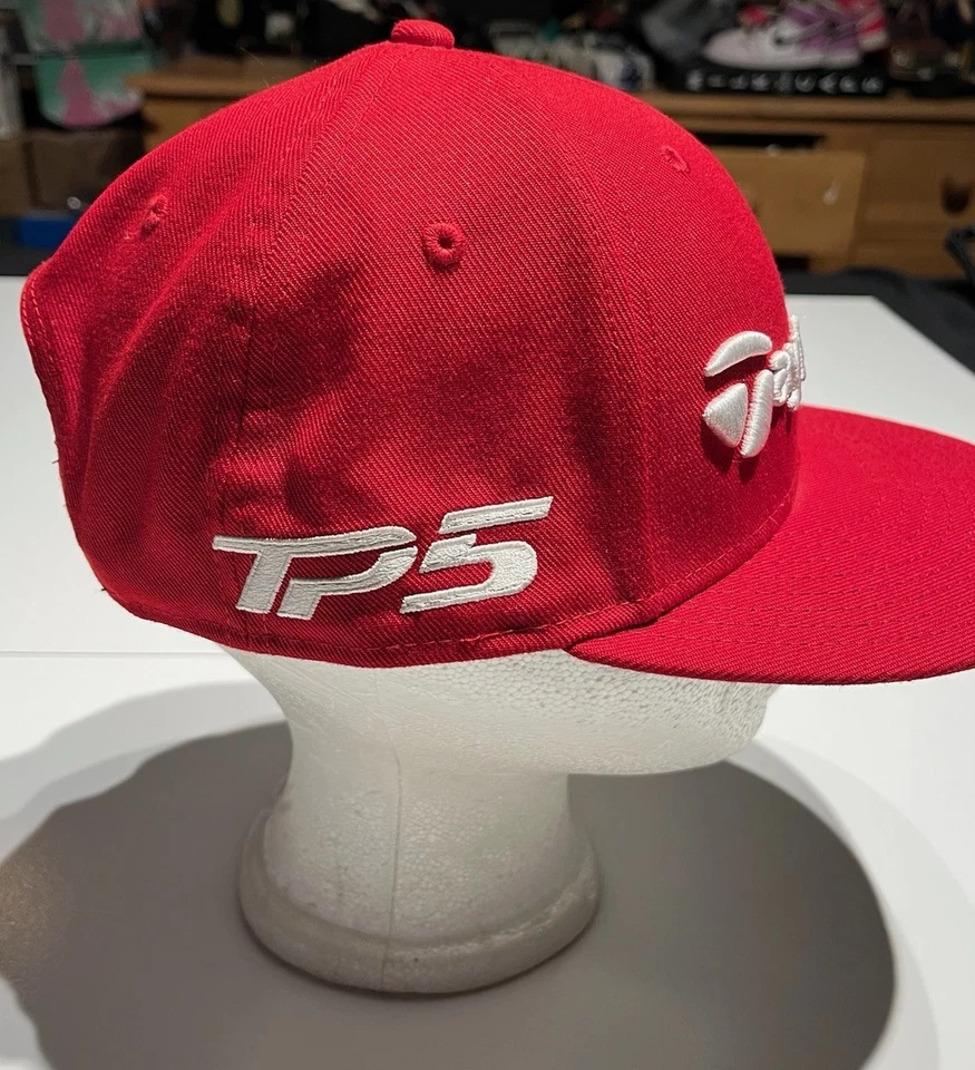 Gorra TaylorMade New Era Snap Back roja TP5/M5 Golf Tour talla única Foto 2 de 4