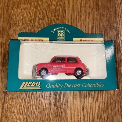 Lledo Days Gone LP6120 RED AUSTIN 7 MINI 140th Anniv LINCOLN COOP WRIGHTS MOTORS