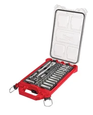 Milwaukee 3/8 32Pc Ratchet And Socket Set In Packout - Metric