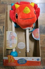 Hop N Ride Tommy Triceratops Dinosaur Hobbyhorse Plush With Sounds Ages 2