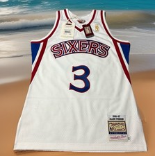 MITCHELL & NESS AUTHENTIC PHILADELPHIA 76ERS M $325 ALLEN IVERSON JERSEY