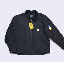 Carhartt Duck Blanket Lined Detroit Jacket NWTS 0J3828-M BLK Black XL