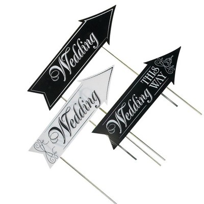  3 Sets Hochzeitsfeier -Requisiten Dekoration Für Hochzeitsfeiern
