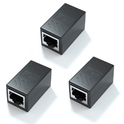 Frau RJ45-Koppler Ethernet-Kabelverlängerung Cat7/Cat6/Cat5e 8P8C LAN-Anschluss