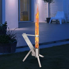 Outdoor Pellet Heater, Pellet Patio Heater, Outdoor Fire Pit with Safety Ash Box