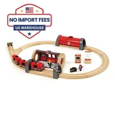 BRIO Metro Railway Set Battery Powered Train City Station Wooden Tracks Playset