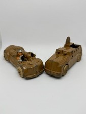 Vintage Lot Barclay Army Trucks Wire Roll Armored Truck US ArmyMachine Gunner