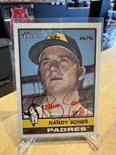 2025 Topps Heritage Real One Autographs Randy Jones #76RO-RJO