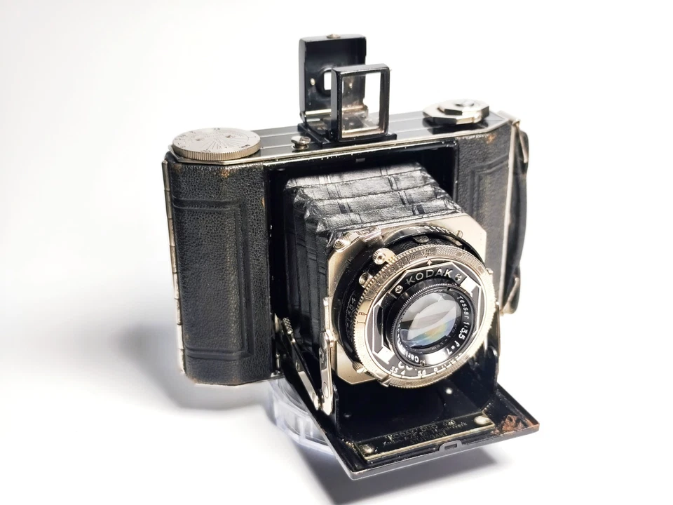 TESTÉ SUR FILM KODAK DUO 620 avec Tessar 7,5 cm f3,5 | Objectifs nettoyés | Entièrement fonctionnel - Photo 2/4