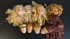 Barbie Doll Heads LOT Vintage OOAK Restoration, My Scene, Rooted Ken, Superstar
