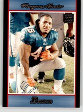 Reagan Mauia 2007 Bowman Blue 262 #/500 Miami Dolphins Rookie