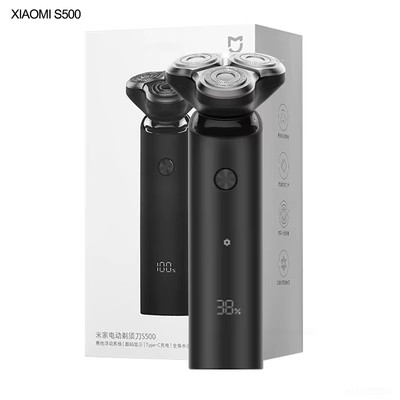 S500 Electric Shaver Clipper Triple Blade Trimmer for Men Dry Wet Shaving Washab