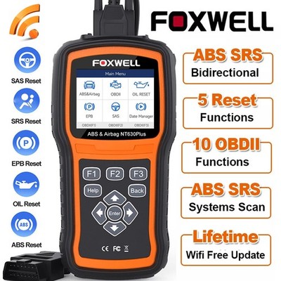 Foxwell NT630 Plus Bidirectional Code Reader ABS SRS SAS EPB Oil Reset Pro Tool