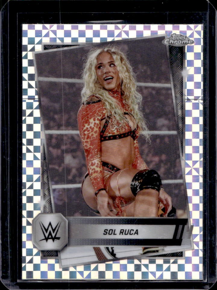 2025 Topps Chrome WWE Sol Ruca X-Fractors #24
