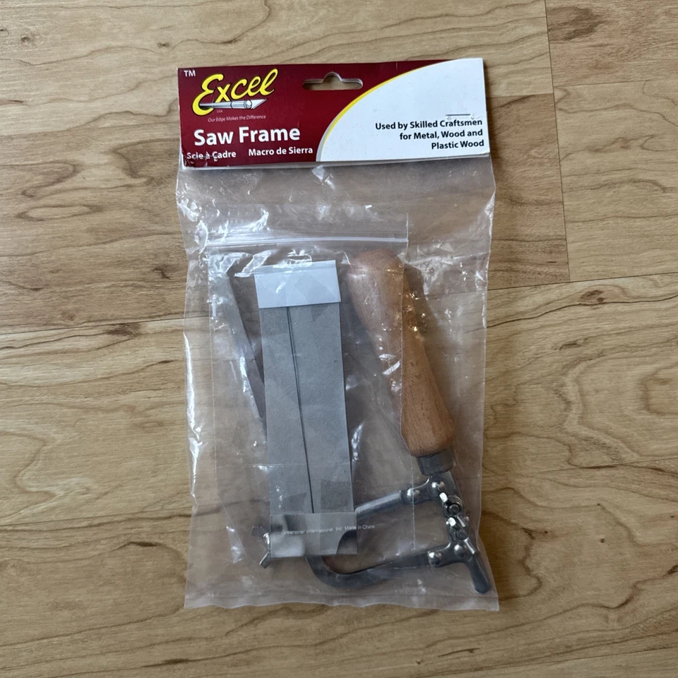 EXCEL HOBBY BLADE CORP ADJUSTABLE SAW FRAME 7-1/2" EXL55671 HANDSAW & PARTS NEW - Image 2 of 4