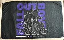 FALL OUT BOY Mania Tour Flag Banner Rare Concert Merchandise 58”x 36” 2017