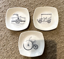 Midwinter Stylecraft Terence Conran Vehicles Set of 3 Square pin dishes