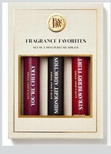 NEW Bath  Body Works FRAGRANCE FAVORITES MINI PERFUME SPRAYS Gift Set Luxuries
