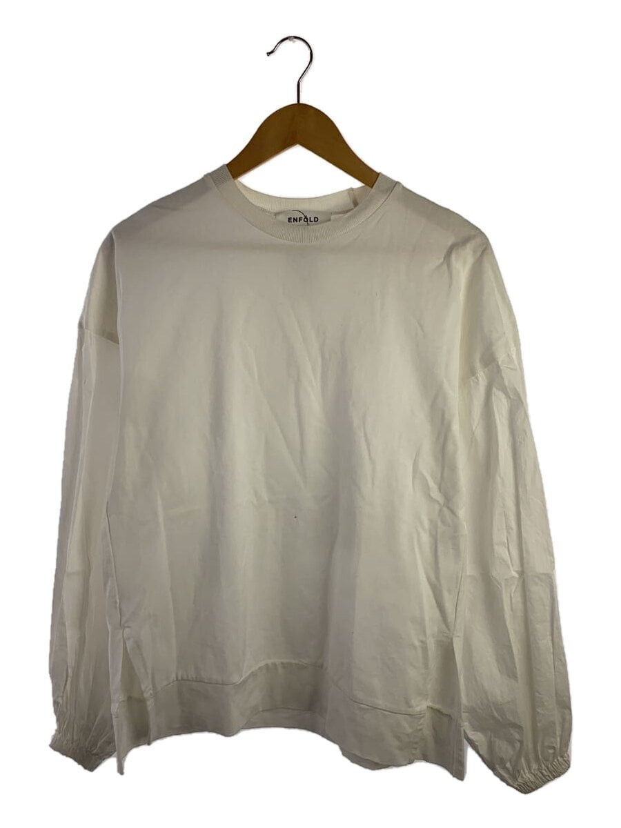 ENFOLD Long Sleeve T-Shirt 38 Cotton WHT 300ES280-1330 | eBay ENFOLD Long Sleeve T-Shirt 38 Cotton WHT 300ES280-1330 | eBay
