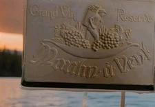 Rustic Wine Sign "Grand Vin Reserve" 3D "Moulin-a-Vent" Plaque  Rust Like Finish