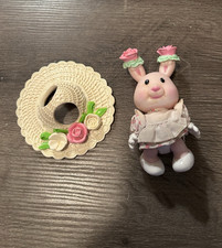 Vintage Tea Bunnies ROSE BONNET From the JUST EARS HAT SHOP Playset