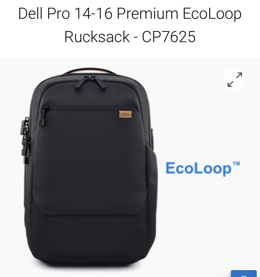 Dell Pro 14–16 Premium EcoLoop Rucksack - Bild 2 von 4