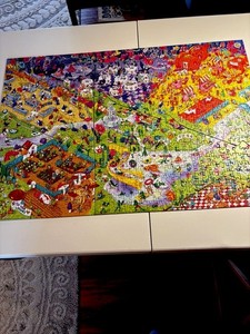 Magic Puzzle Company: The Forest Feast - 1000 Piece Jigsaw Puzzle Used COMPLETE