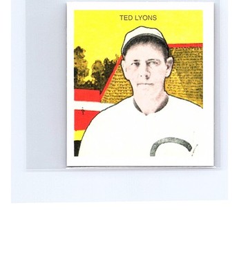 Reprint 1991 Unbranded Reprint 1933 Tattoo Orbit Baseball Reprint Ted Lyons
