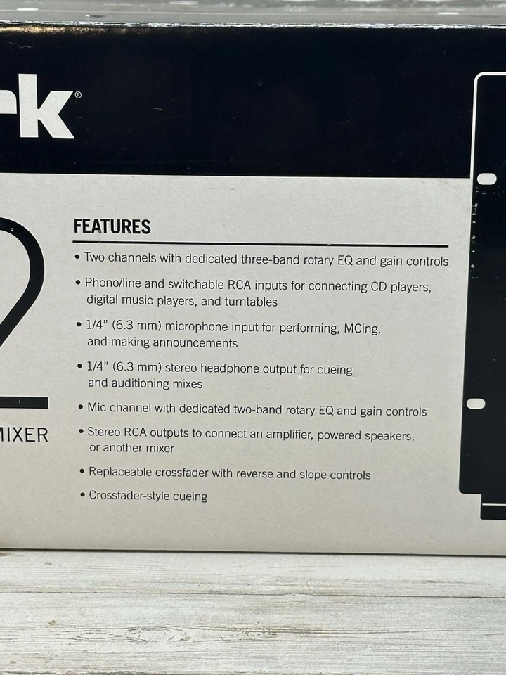 Numark M2 Mixer Professional Scratch Mixer Two Channel Sealed Brand New in Box - Image 3 of 4