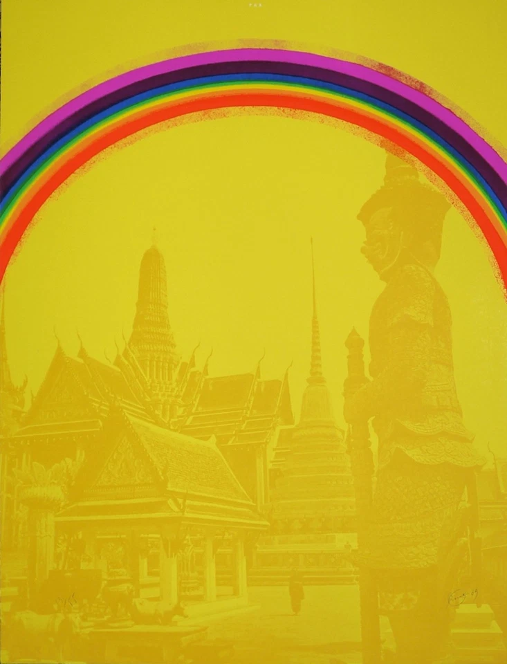 Otto Piene handsigniert "Bangkok" 1969 nummeriert 13/55 WVZ: Rottloff 61/4 - Bild 4 von 4