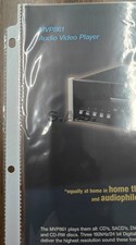 McINTOSH LABS OEM MVP861 MVP-861 AUDIO VIDEO PLAYER PRODUCT BROCHURE - MINT