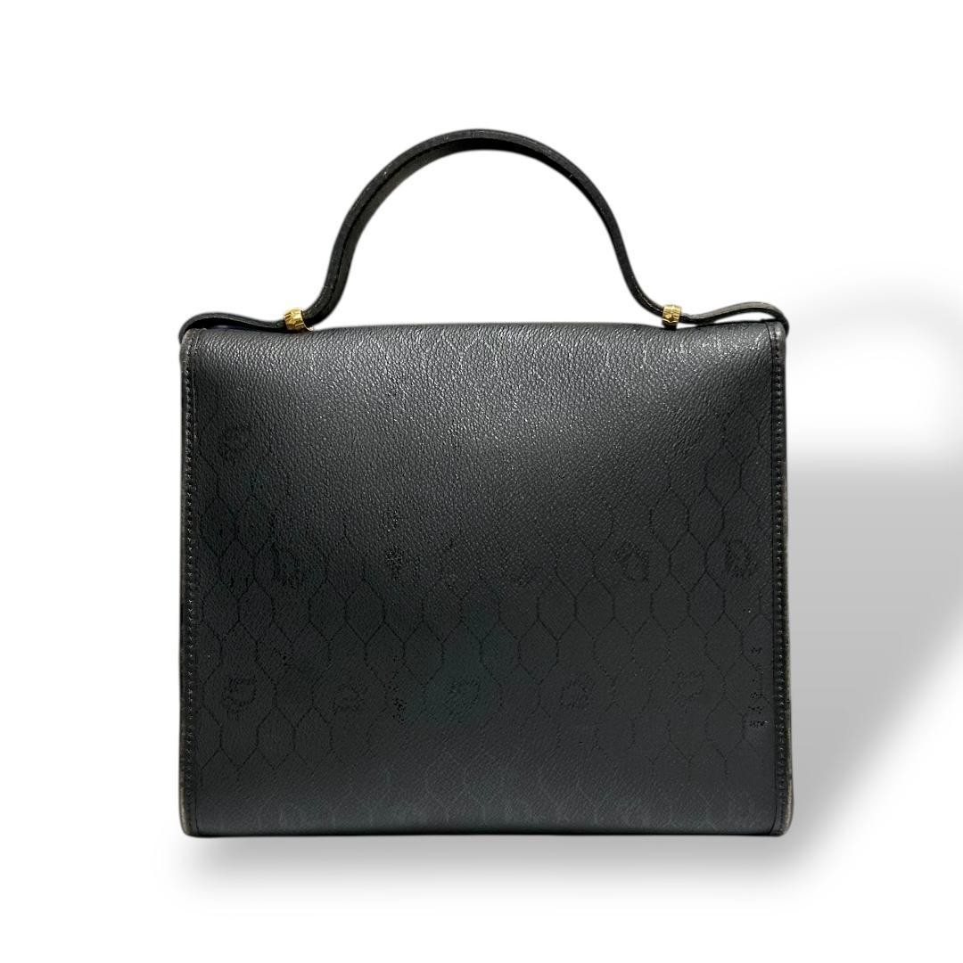 Christian Dior Mini Tote Handbag Black Vintage Women's From Japan Authentic thumbnail 6