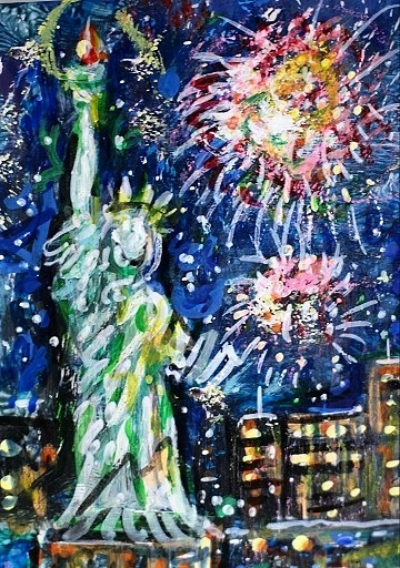 New York Skyline Art Paintings for sale | eBay