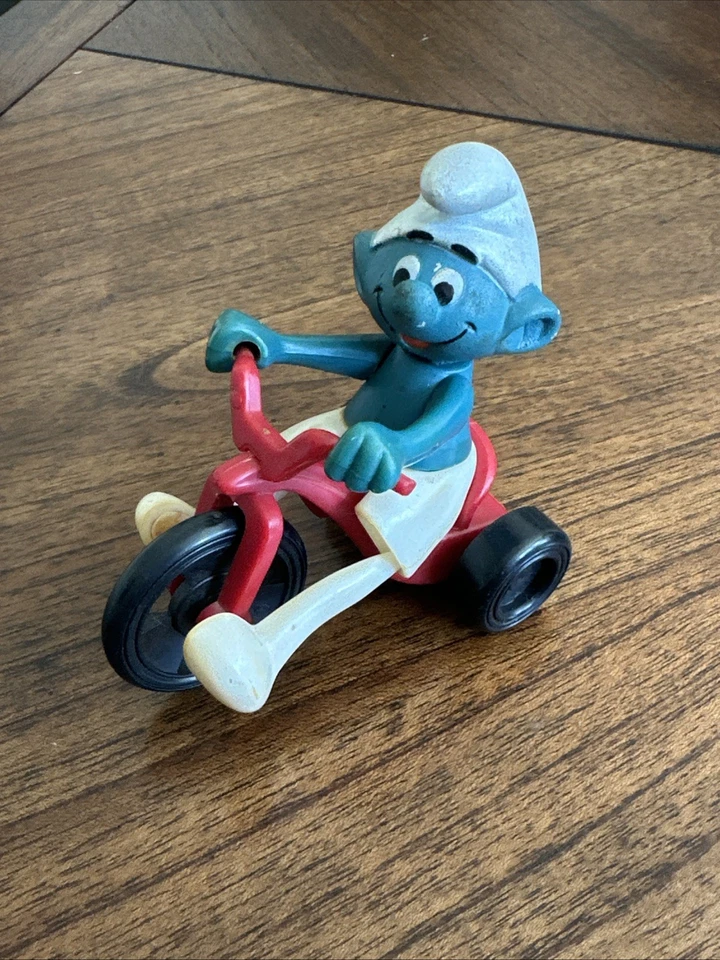 Lot 8 SMURF PVC FIGURE LOT VINTAGE Peyo Schleich Late 1970’s-Early 1980’s RARE - Image 2 of 4