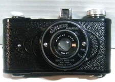 Vintage Spartus Miniature Film Camera with Minivar 50mm Lens