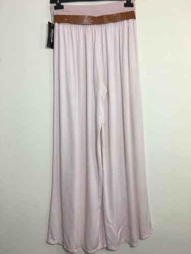 Damas Pantalones Italianos Palazzo Pantalones Pierna Ancha Lagenlook Culottes 2 Bolsillos Cinturón - Imagen 21 de 53