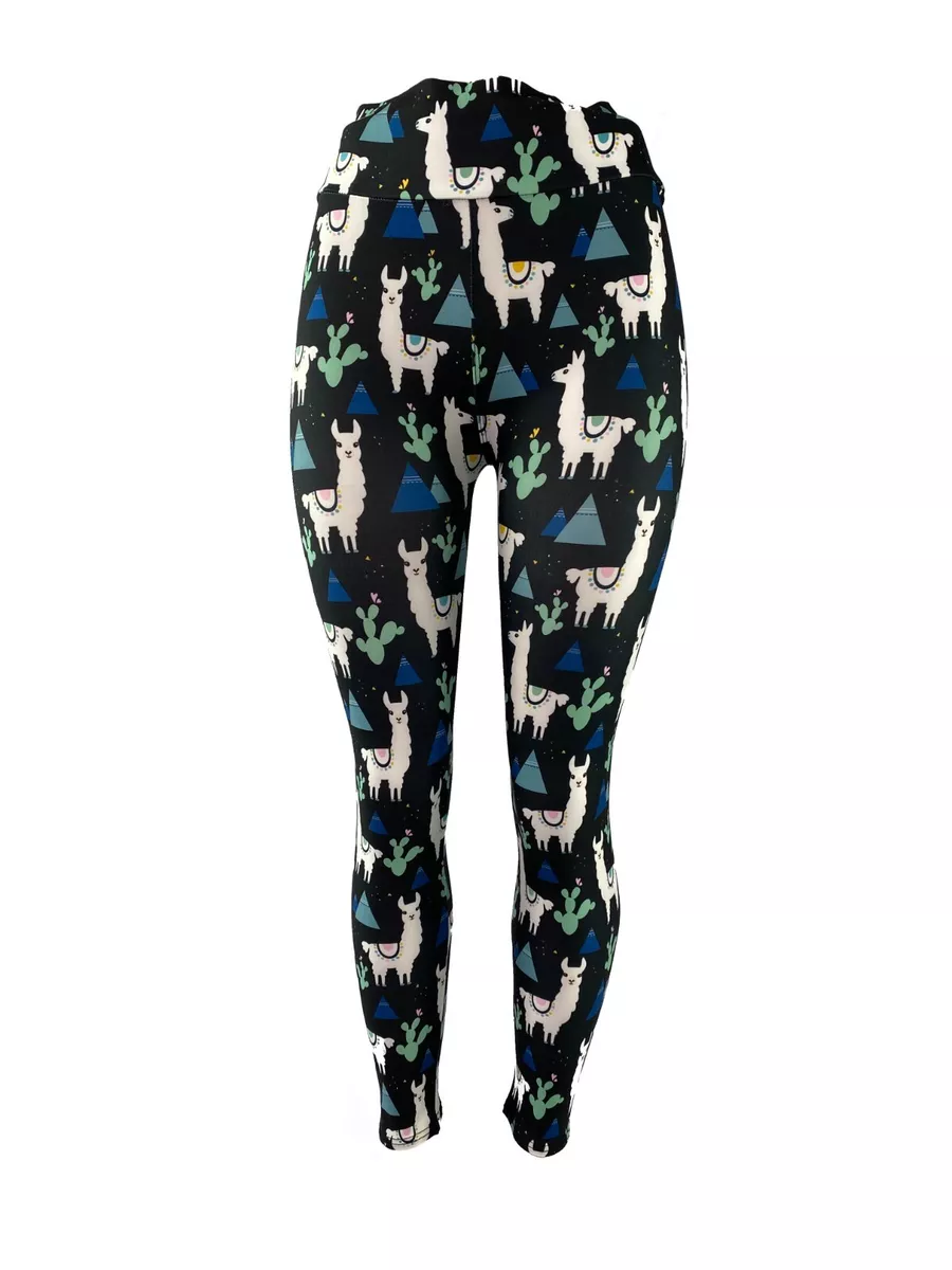 Llama or Alpaca = Drama Mountains & Cactus Leggings Multiple Sizes Super  Soft